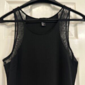 H&M Little Black Dress with Lace Trimming Size M